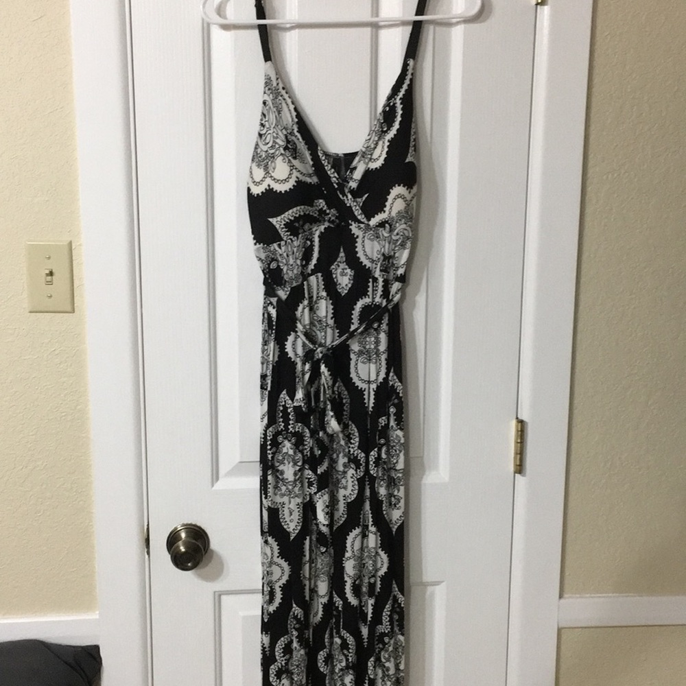 Black and white dress